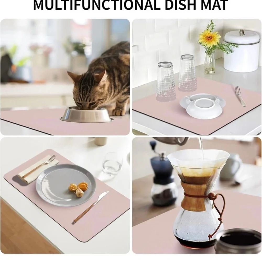 Coffee bar Absorbent Mat 12”*20” drying mat